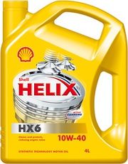 Масло моторное Shell Helix HX6 10w-40, 4л
