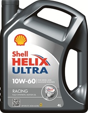 Масло спортивное моторное Shell Helix Ultra Racing 10W-60, 4л 