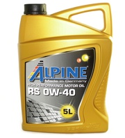 Масло моторное Alpine RS 0W-40 синтетическое 5л