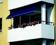 Маркизы навесы на лоджию балкон веранду от солнца дождя Швеция дешево