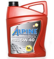 Масло моторное Alpine RSL 5W-40 синтетическое 5л