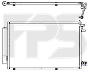Радиатор кондиционера Ford Fiesta 09-13