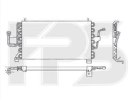 Радиатор кондиционера Ford Escort 86-90