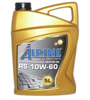Масло моторное Alpine RS 10W-60 синтетическое 5л