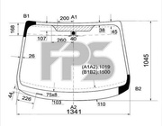 Стекло лобовое Ford Fiesta 09-13