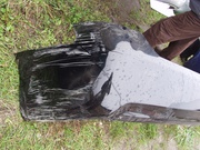 Бампер задний с затёртостью Тойота- Камри 40 ,2008 г.в.