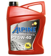 Масло моторное Alpine PD 5W-40 синтетическое 5л