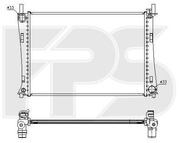 Радиатор Ford Fiesta 06-08