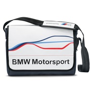 Спортивная сумка BMW Motorsport Messenger Bag White 