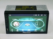 2din автомагнитола Pioneer 7002 GPS, 4Ядра, 16Gb ROM, 1Gb RAM, Adnroid