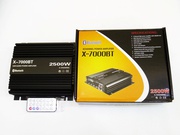 Усилитель X-7000BT - Bluetooth, USB,FM,MP3! 2500W 4х канальный